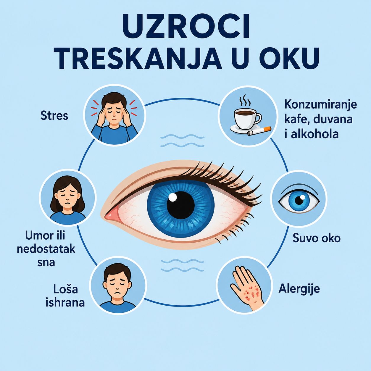 👁️✨ Zašto vam se oko trza? Uobičajeni uzroci koje biste trebali znati! ✨👁️