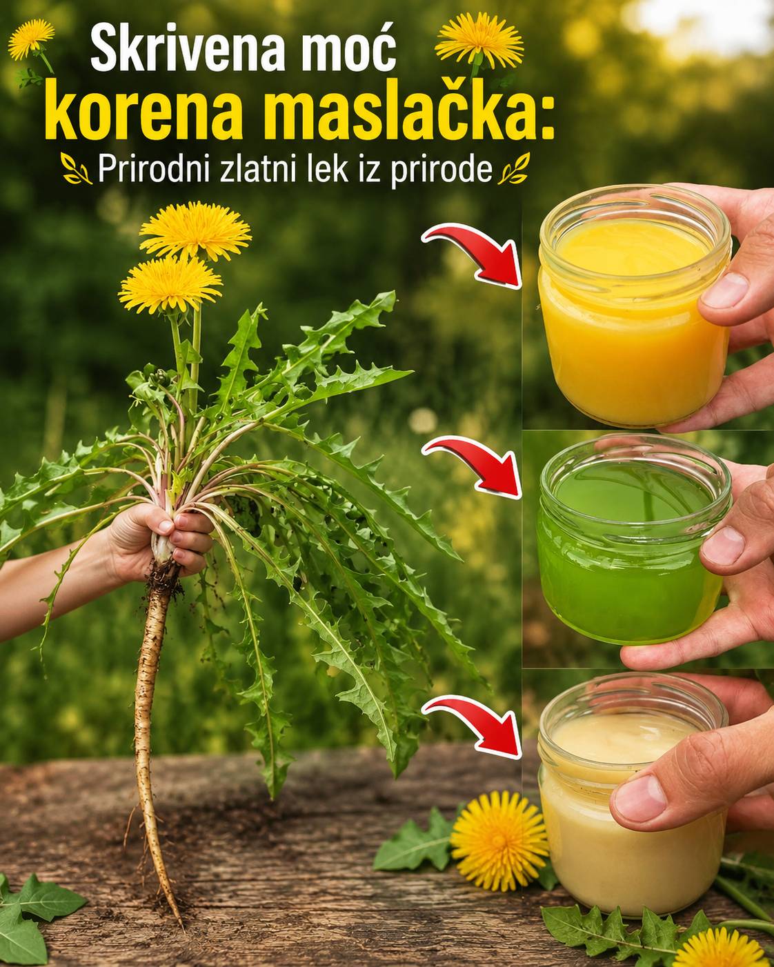 🌼 Skrivena moć korijena maslačka: Zlatni lijek prirode 🌿