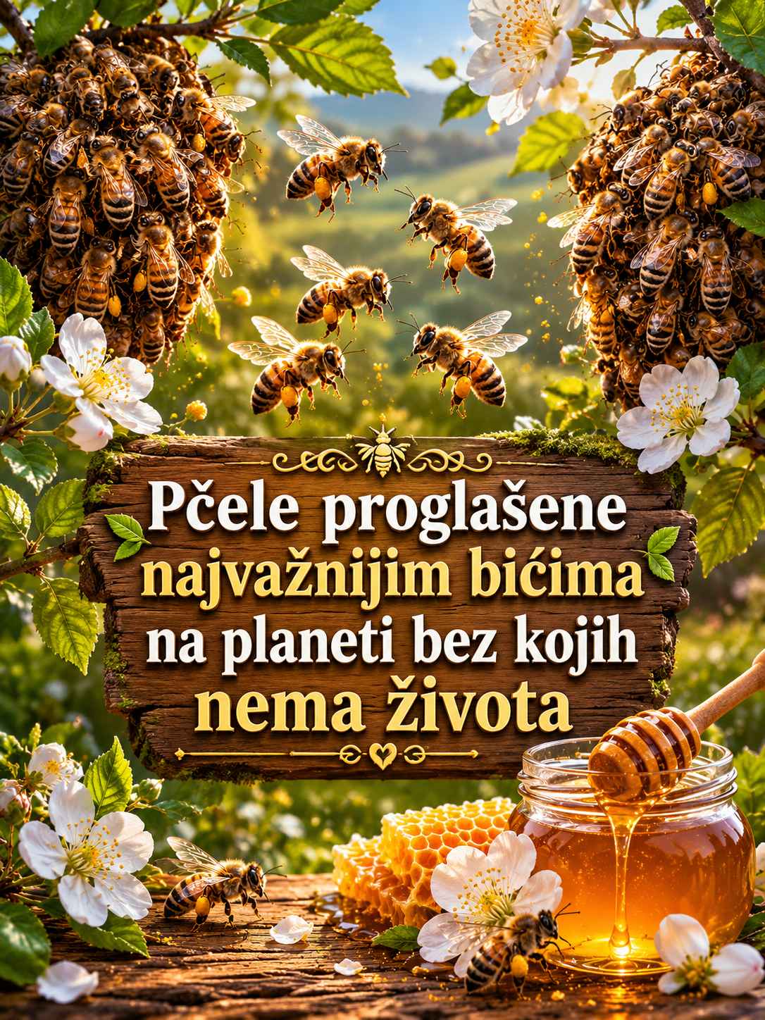 Pčele PR0GLAŠENE najvažnijim bićima na planeti bez kojih nema ŽIV0TA