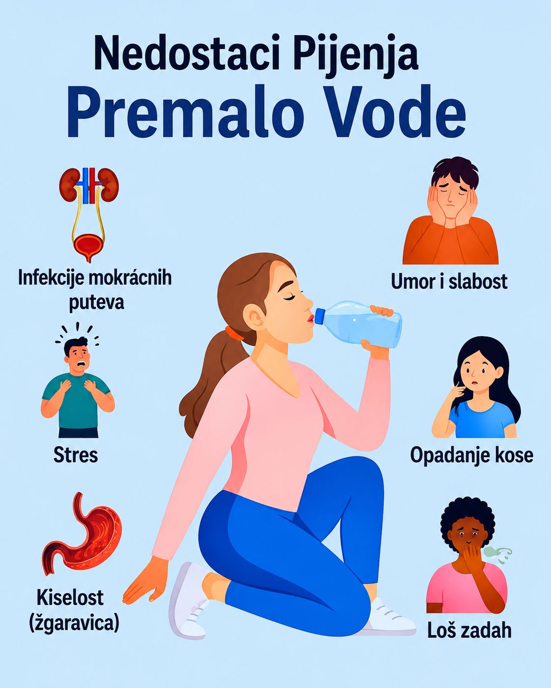💧🚰 Šta se dešava kada ne pijete dovoljno vode? Skriveni efekti dehidracije 🚰💧