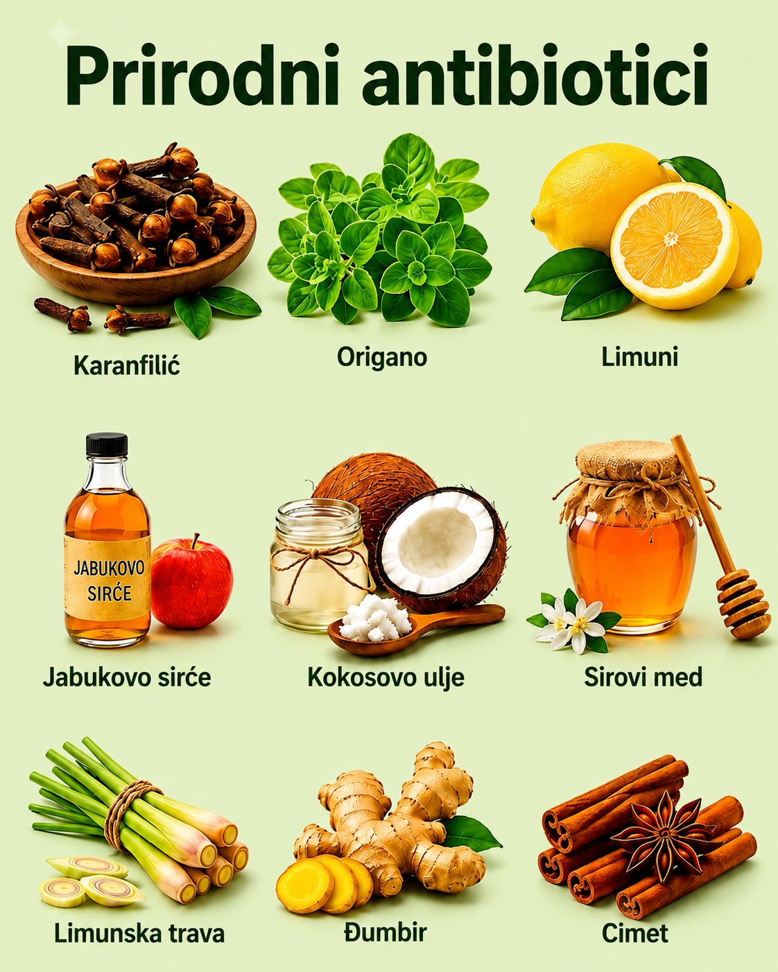 🌿🍯 Prirodni antibiotici: Moćni prirodni sastojci za svakodnevno blagostanje ✨