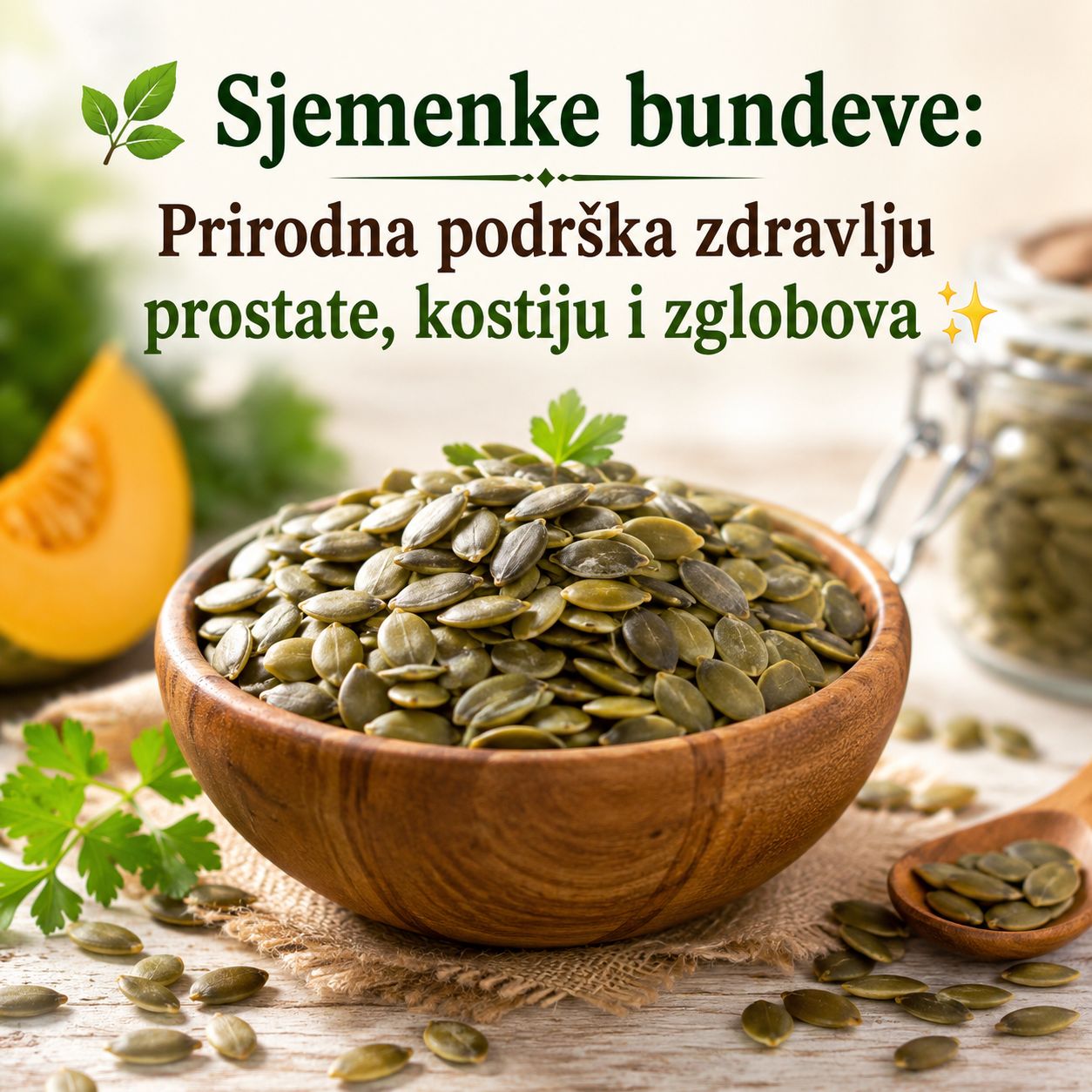 Semenke od bundeve za prostatu