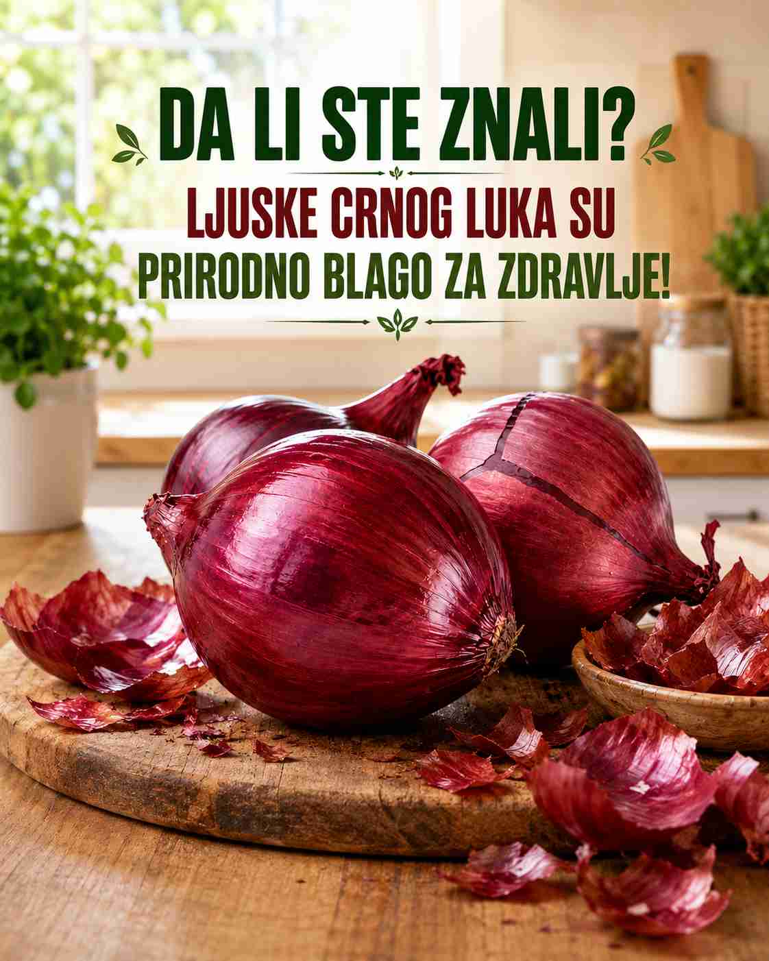 🌿 Skrivena moć ljuske luka: Prirodni izvor antioksidansa