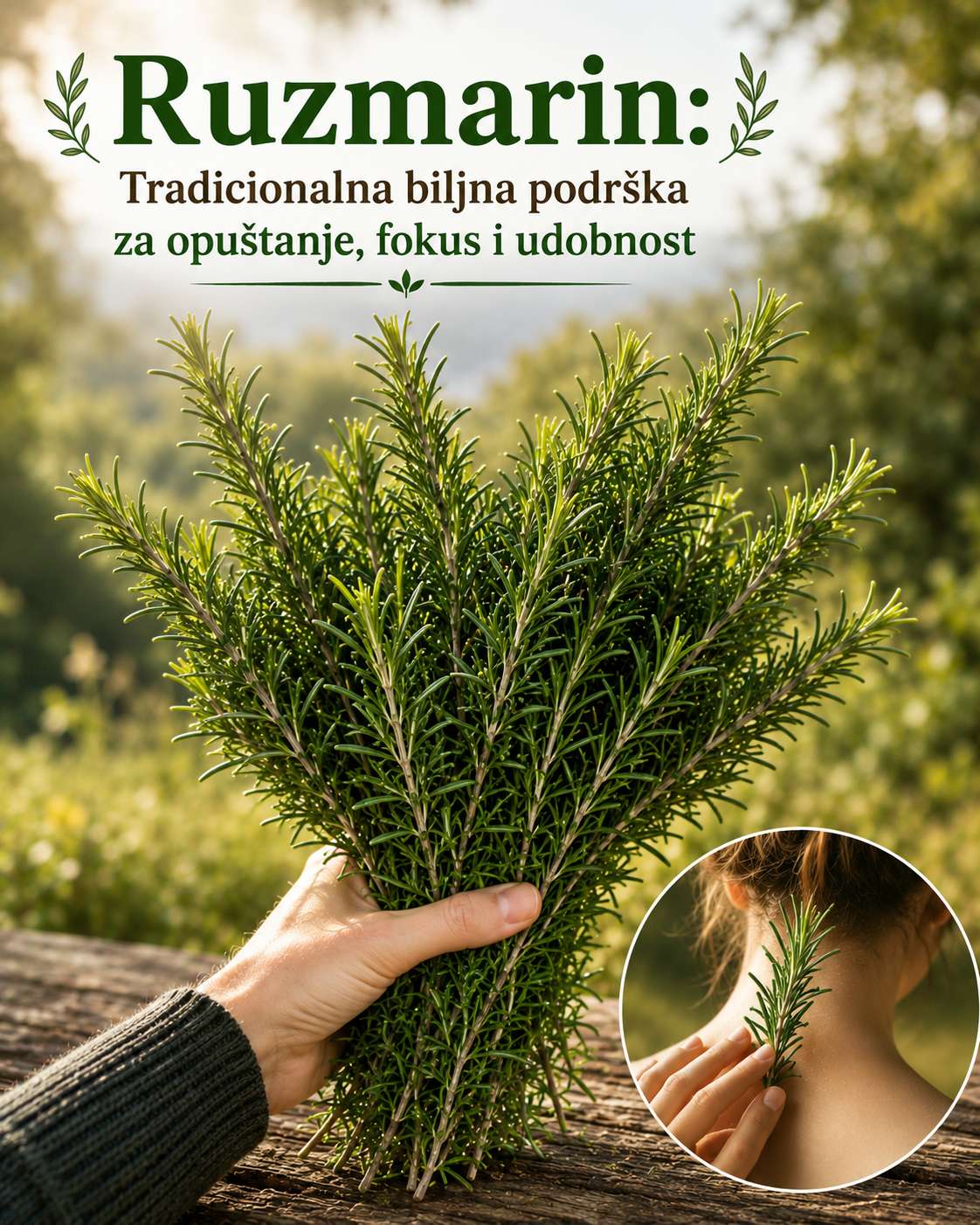 🌿 Ružmarin: Tradicionalna biljna podrška za opuštanje, fokus i udobnost