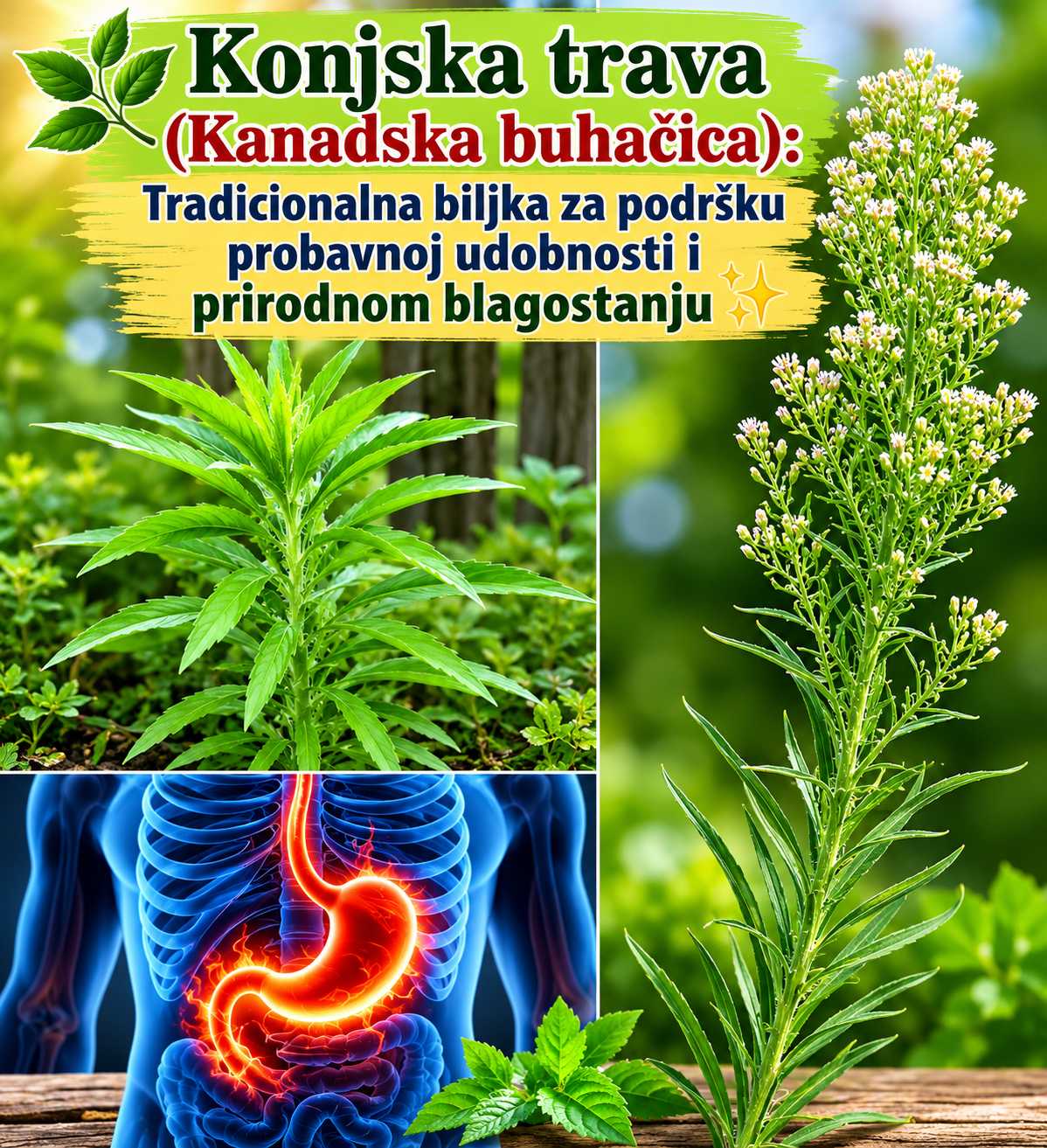 Divlja trava (Erigeron canadensis): 20 nevjerovatnih prednosti i kako je koristiti