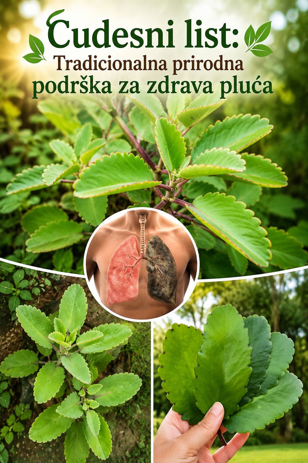 🌿 Čudesni list (Bryophyllum): Tradicionalna biljna podrška za zdrava pluća i cjelokupno blagostanje