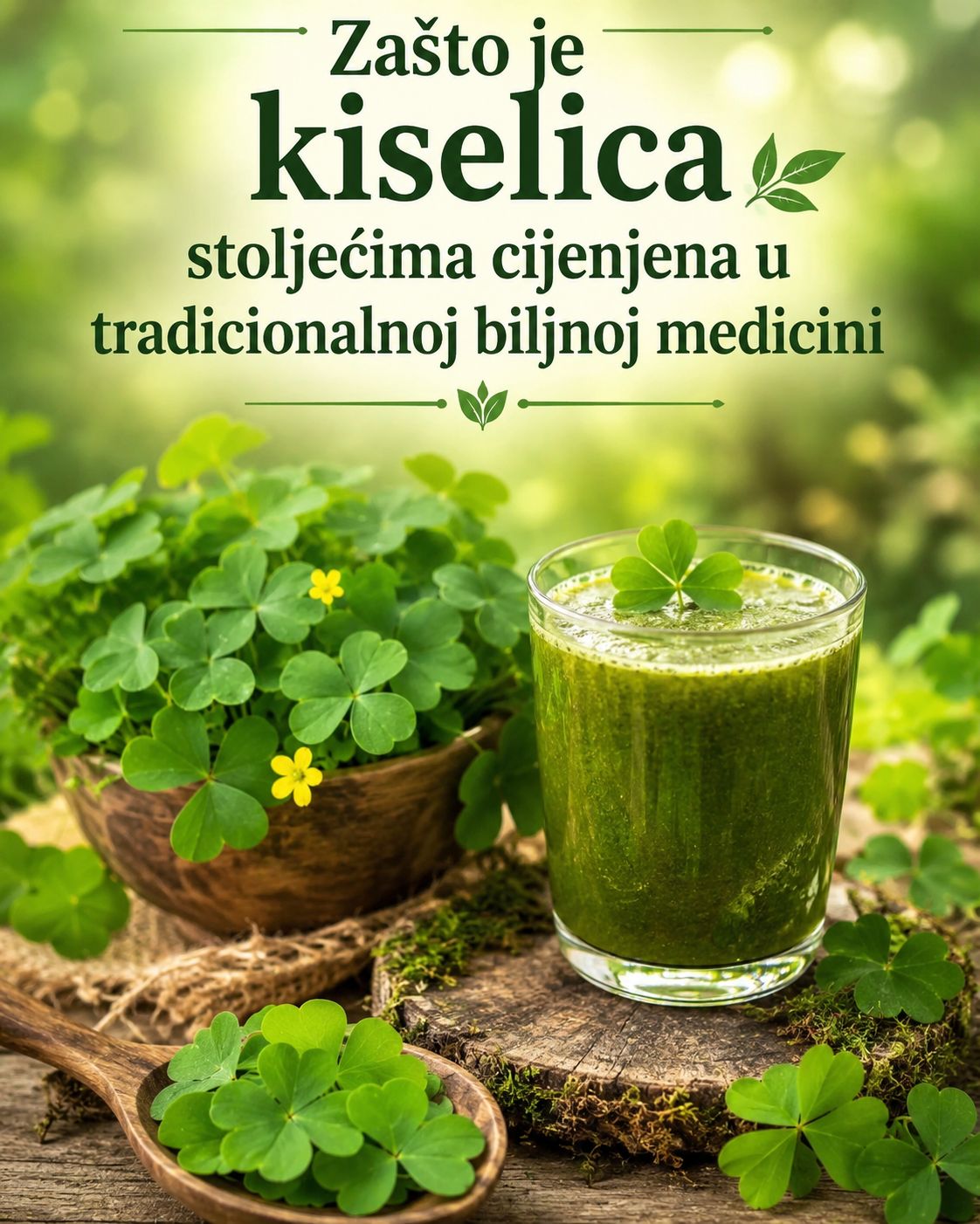 🌿 Skrivena moć kiselice: Otkrijte njene tradicionalne prednosti i svakodnevnu upotrebu