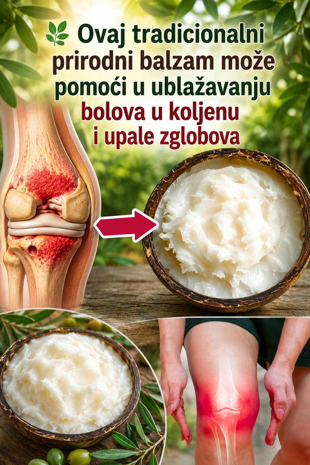 🌿 Ovaj tradicionalni prirodni balzam može pomoći u ublažavanju bolova u koljenu i nelagode u zglobovima