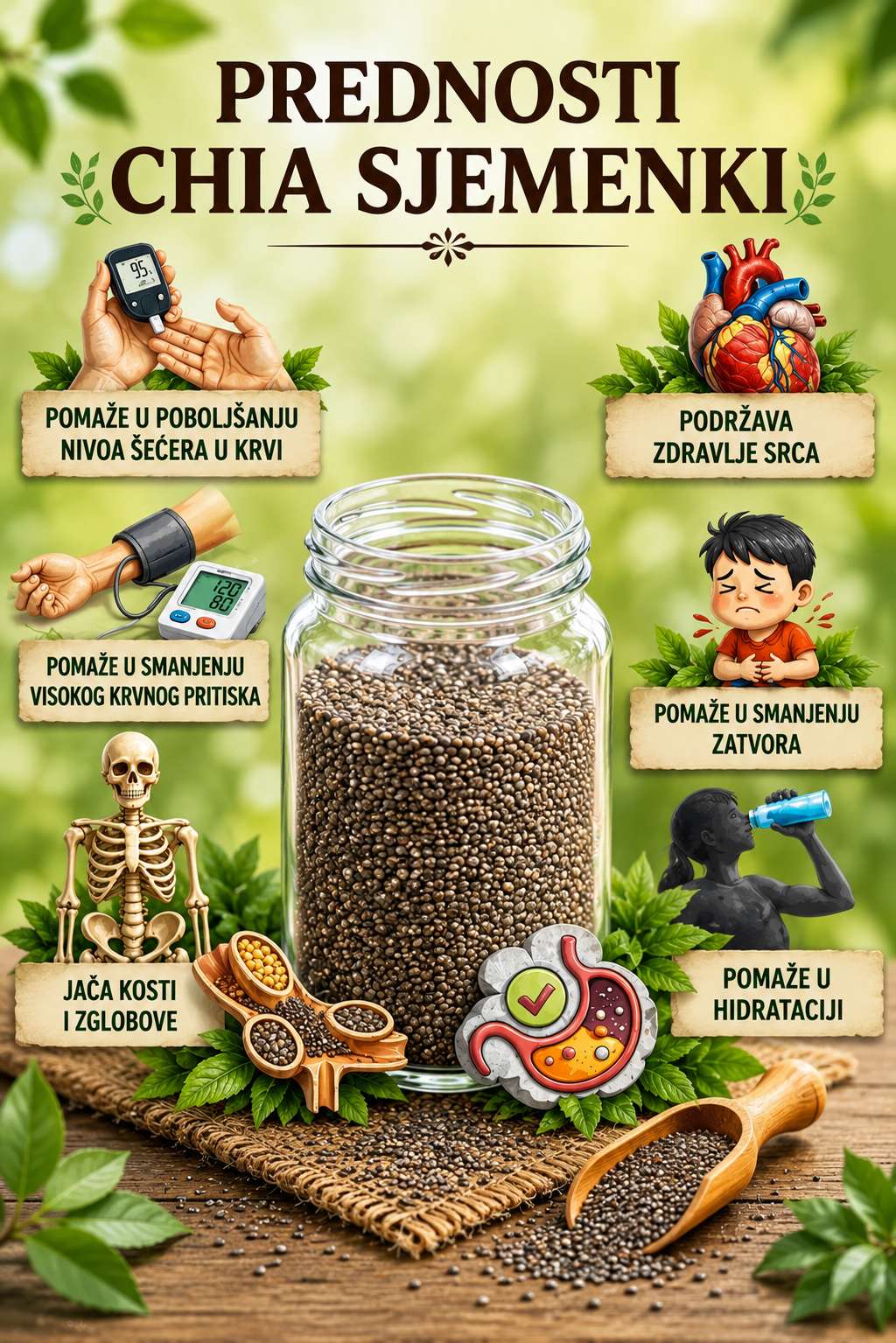 🌱 Nevjerovatne zdravstvene prednosti chia sjemenki koje biste trebali znati 🌿