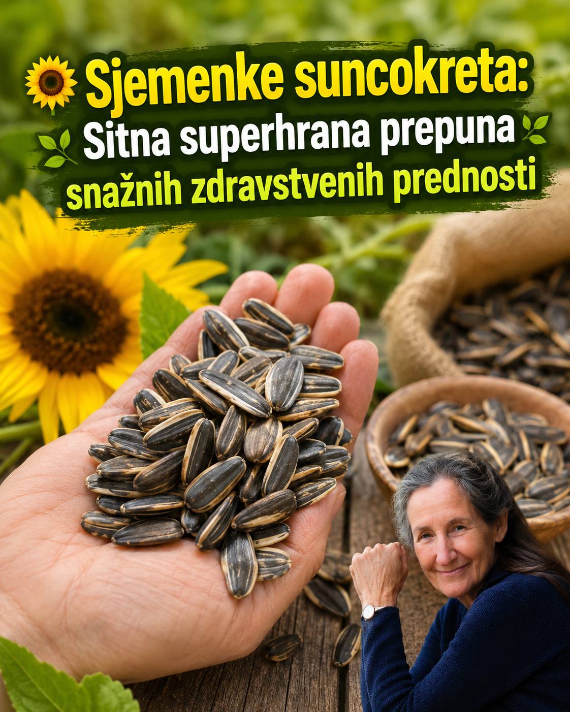 🌻 Sjemenke suncokreta: Sitna superhrana prepuna snažnih zdravstvenih prednosti