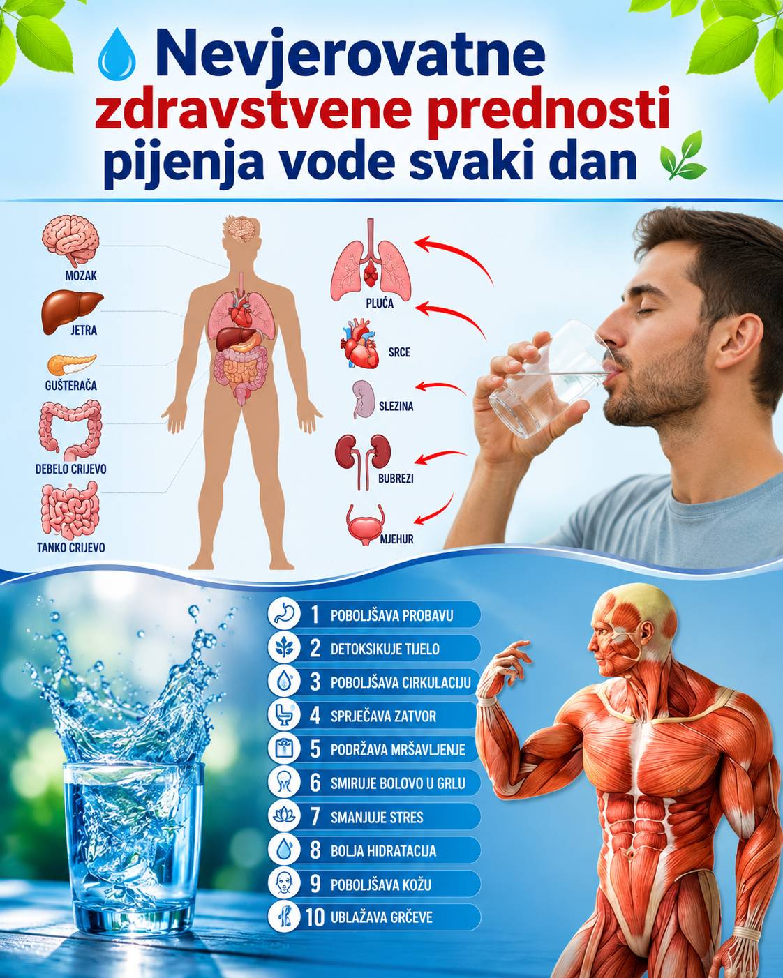 💧 10 zdravstvenih prednosti svakodnevnog pijenja tople vode 🌿