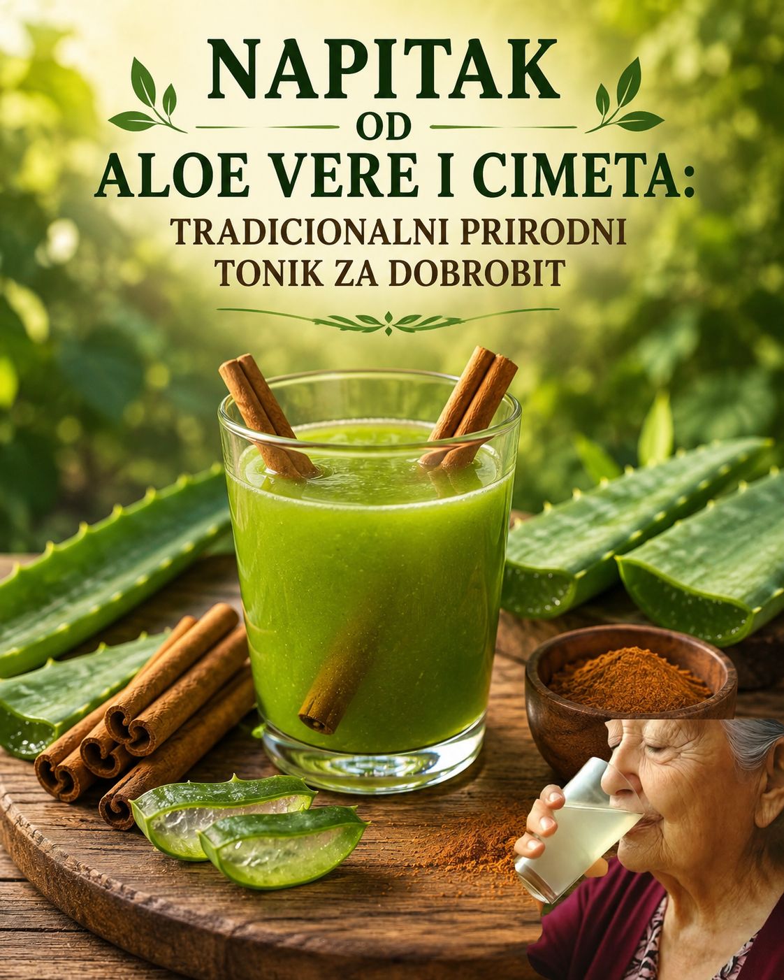 🌿 Napitak od aloe vere i cimeta: Tradicionalni biljni tonik za svakodnevno blagostanje