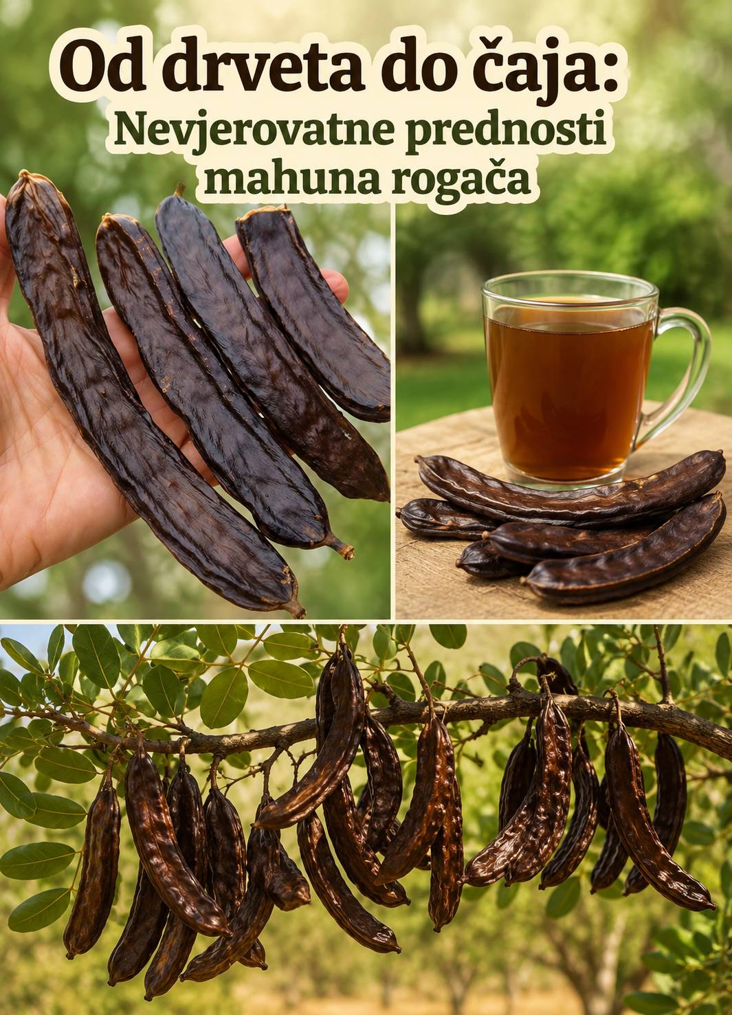 Rogač (Ceratonia siliqua): Prednosti i domaća upotreba