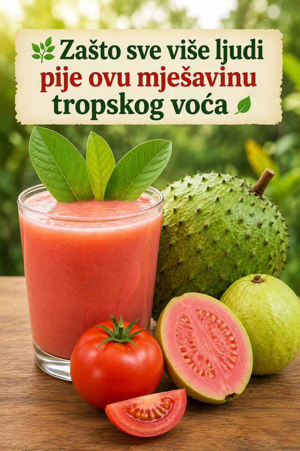 🌿 Zašto sve više ljudi pije ovu mješavinu tropskog voća