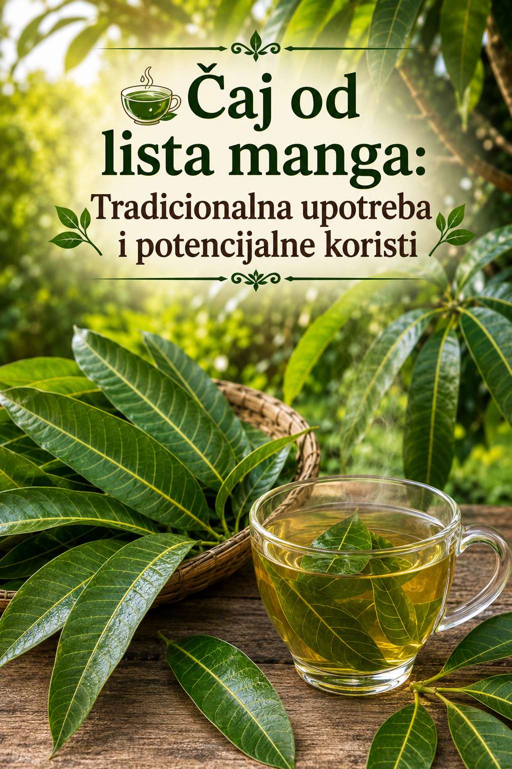 🌿🥭 Čaj od lista manga: Tradicionalna upotreba i potencijalne koristi