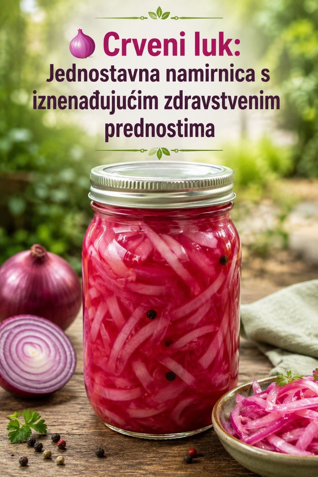 🧅 Crveni luk: Jednostavna hrana s iznenađujućim zdravstvenim prednostima