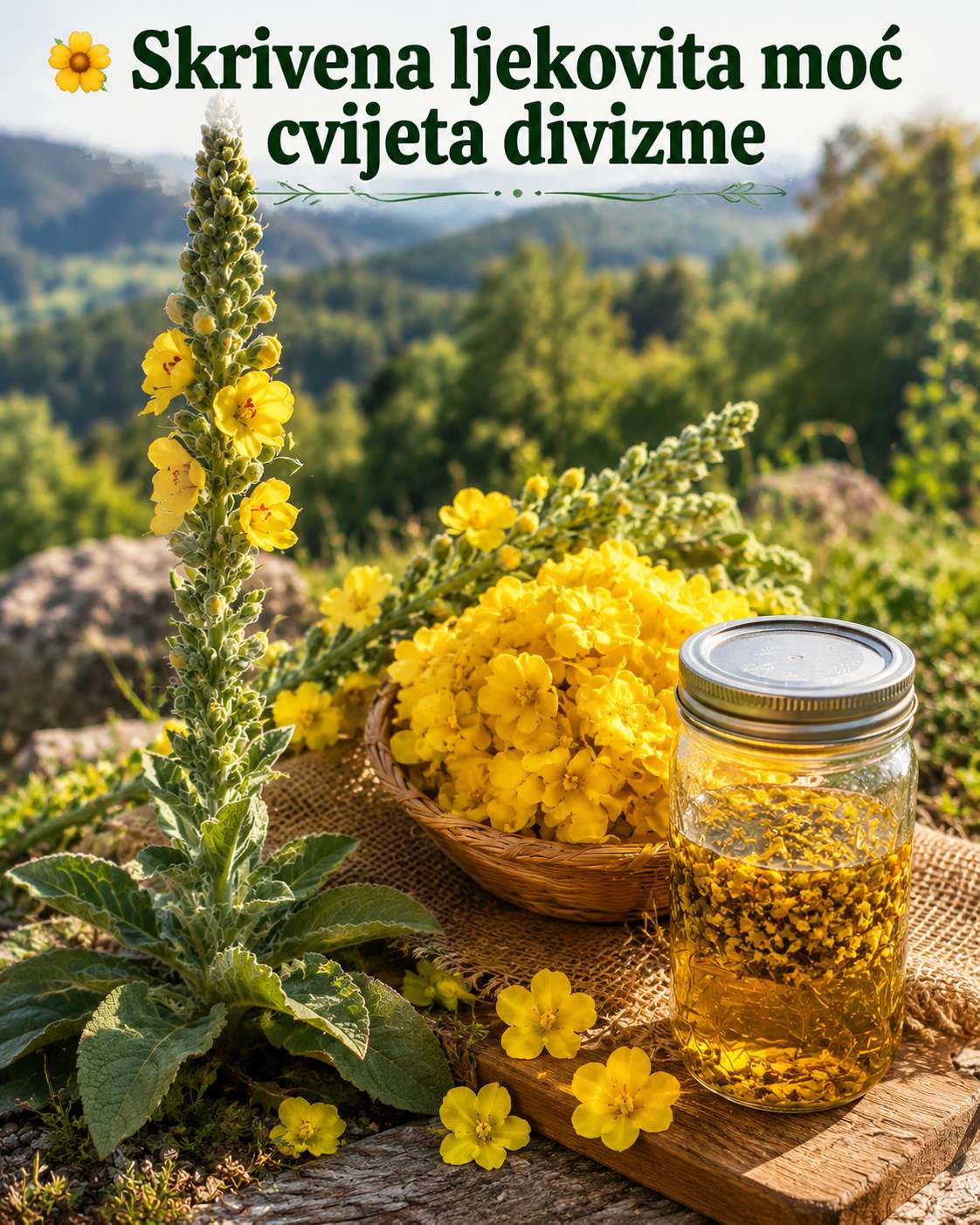 Cvijeće divizme: Jednostavne tajne za prirodno liječenje i dobrobit