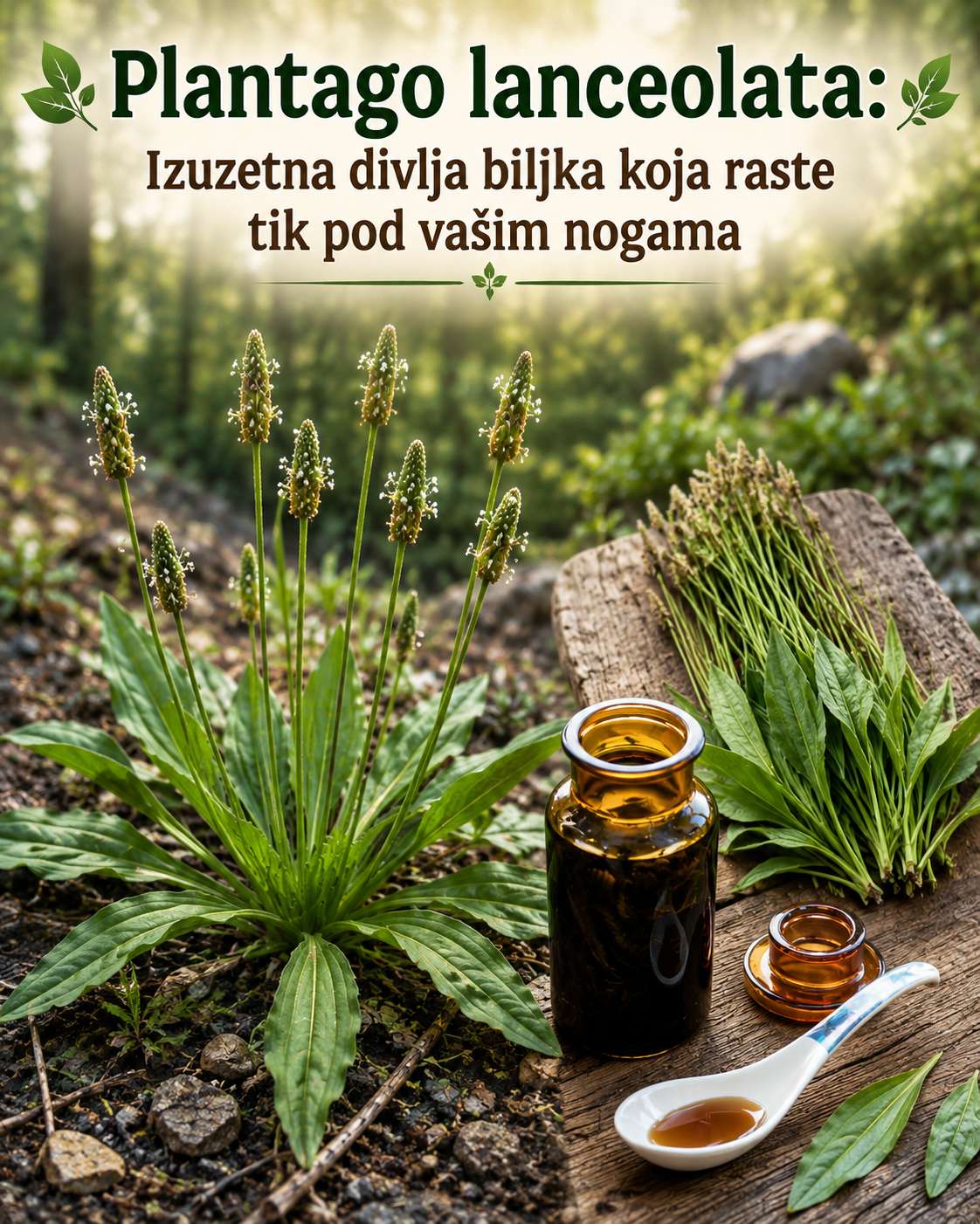 Plantago Lanceolata: Divlja biljka koja liječi gotovo sve