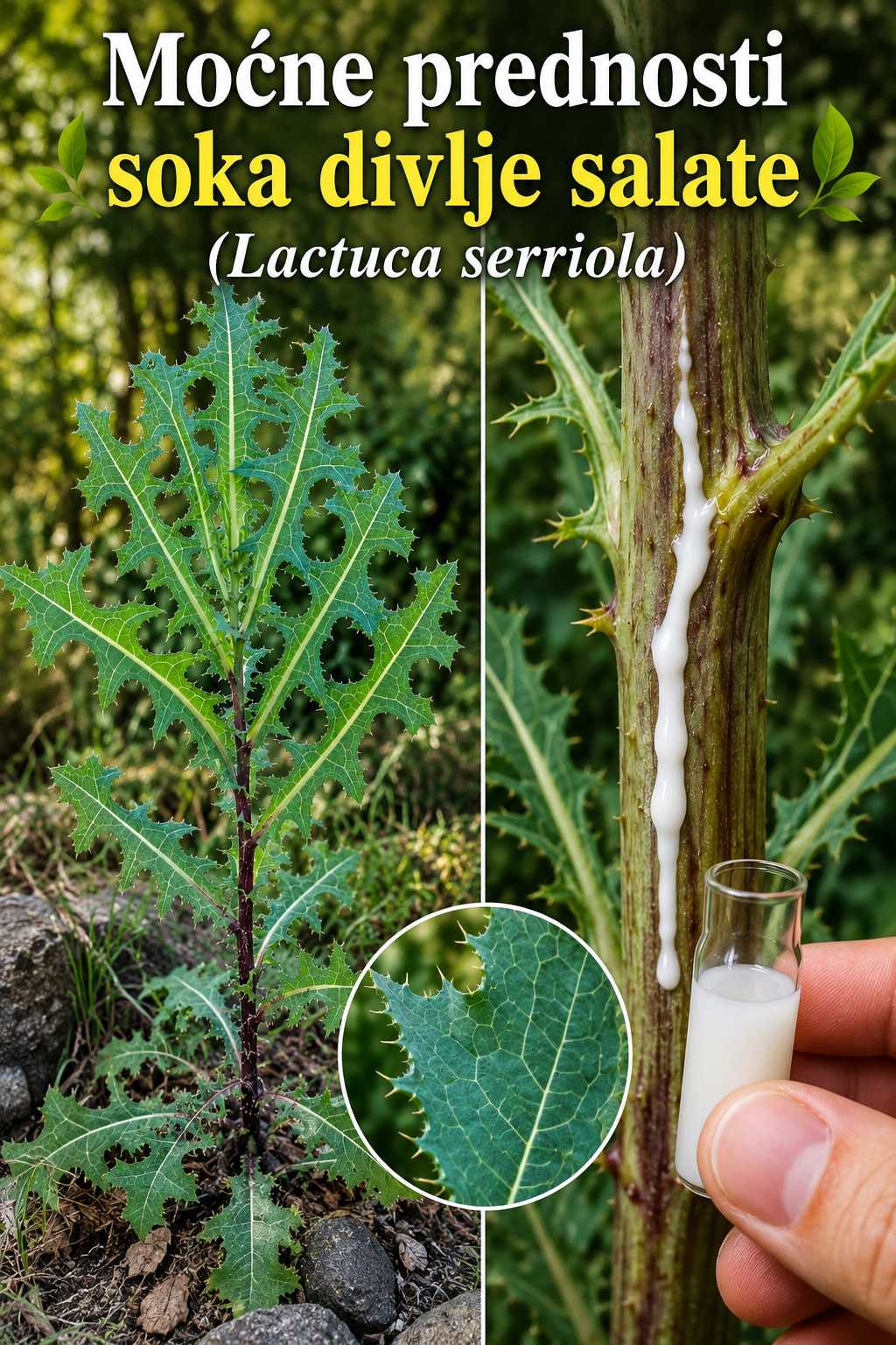 30 nevjerovatnih blagodati Lactuca serriola (divlje salate)